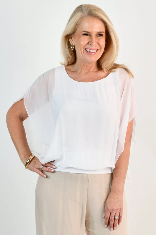 La Sofia Arabella Silk Top VLST741