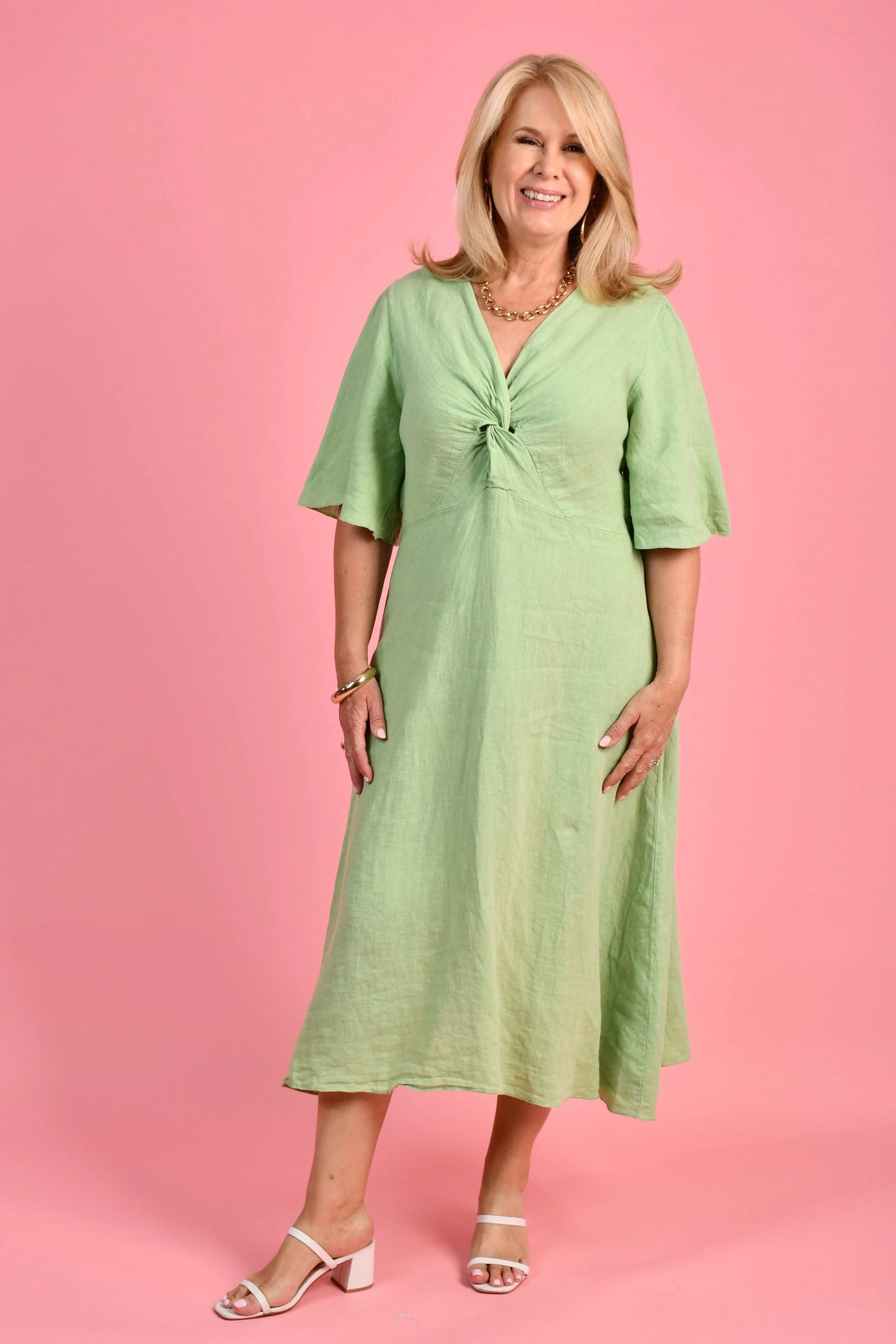 Go Girl Twist Front Dress - VLSD019