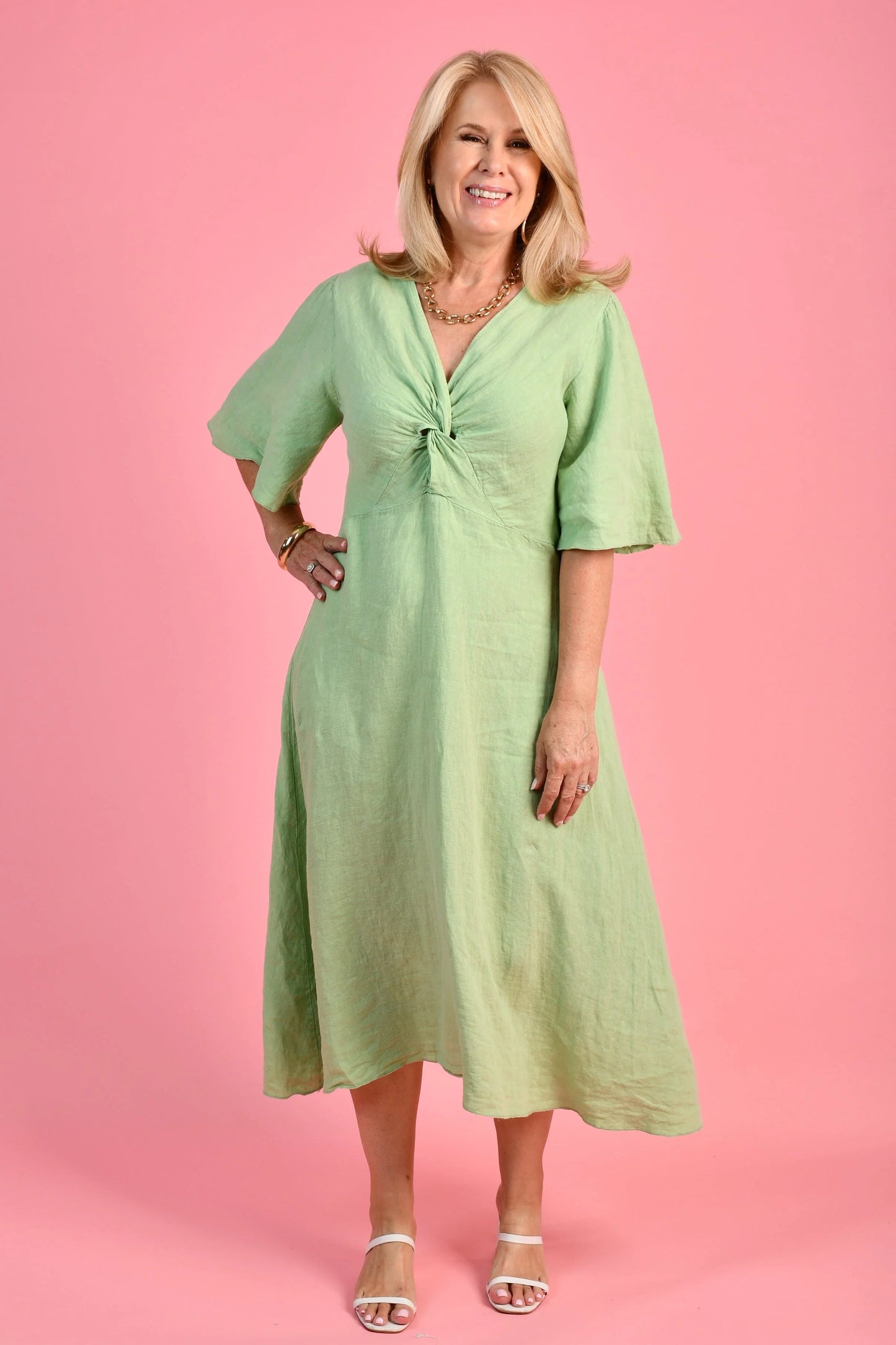 Go Girl Twist Front Dress - VLSD019