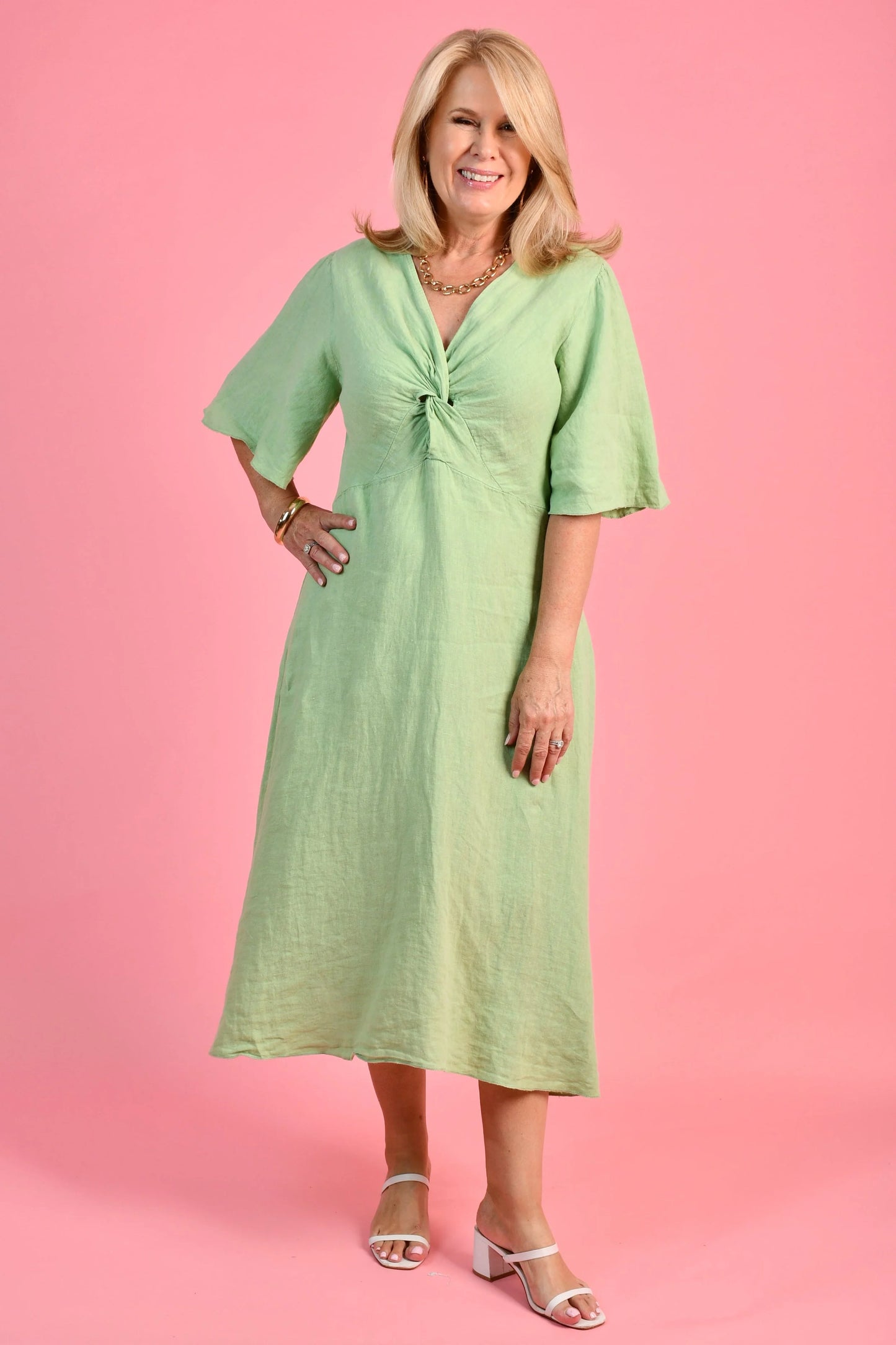 Go Girl Twist Front Dress - VLSD019