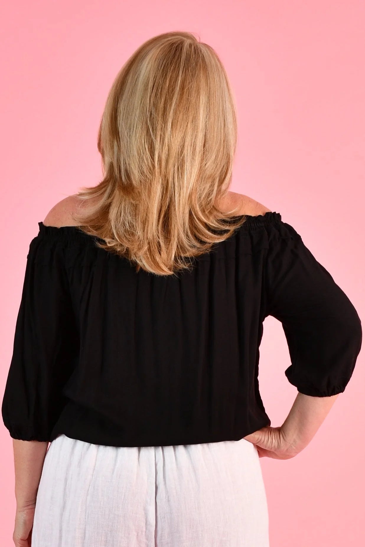 Go Girl Peasant Top - VBLT073