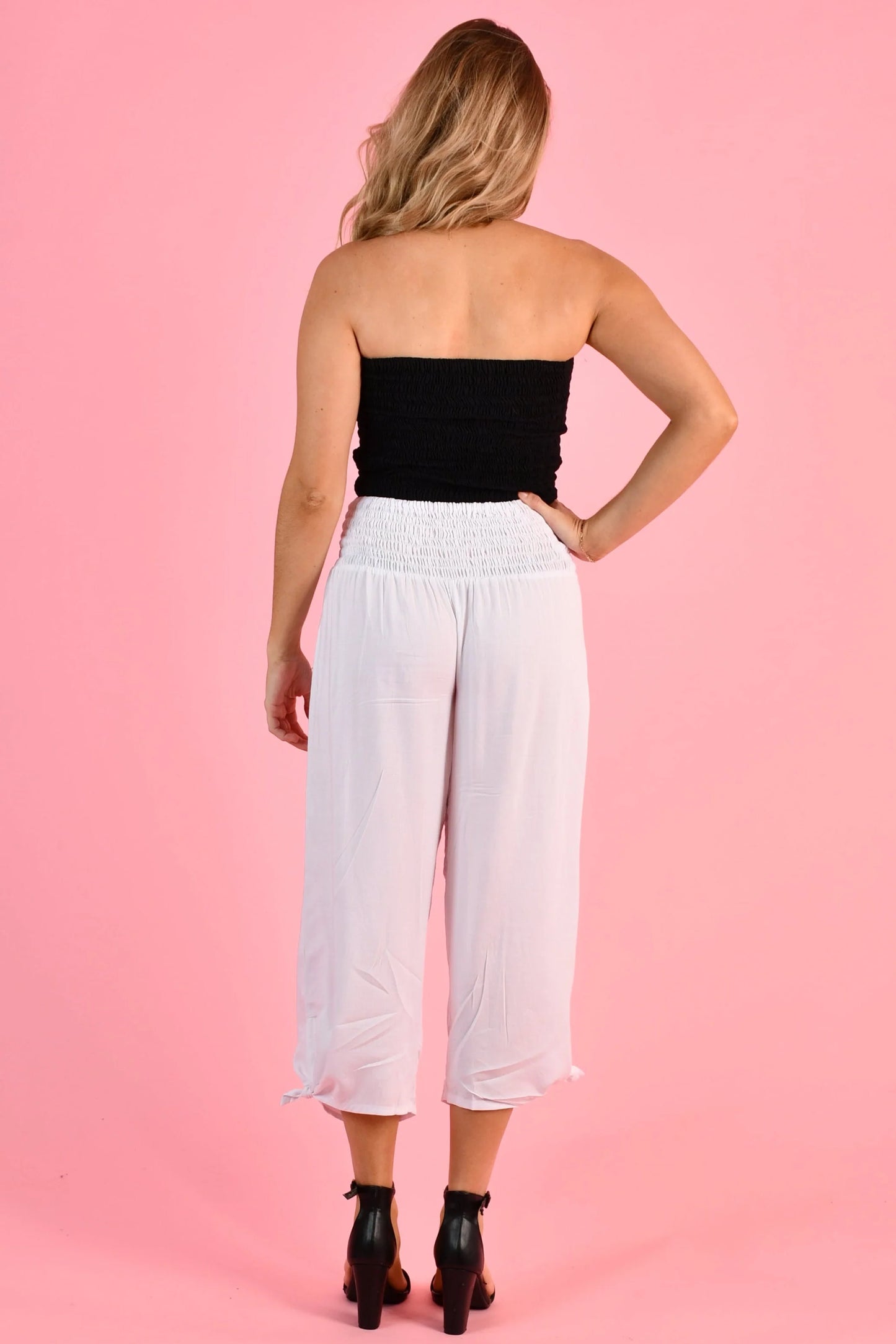 Go Girl Rouched Tie Pants - VGLP051