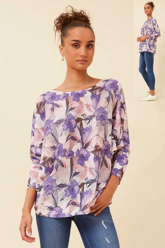 Caroline Morgan Floral Knit KP734314