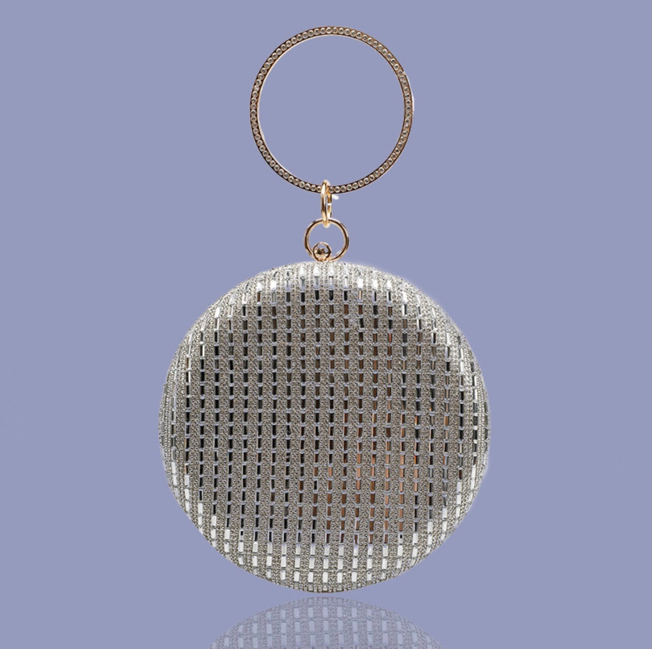 Lavish EBBRD Bling Round Evening Bag