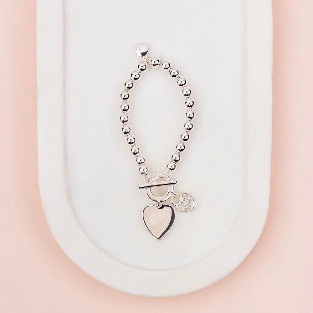 Lilly Co Double Heart Bracelet EC101B
