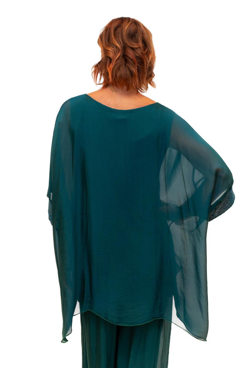 Italian Closet Elvera Silk Top 5835