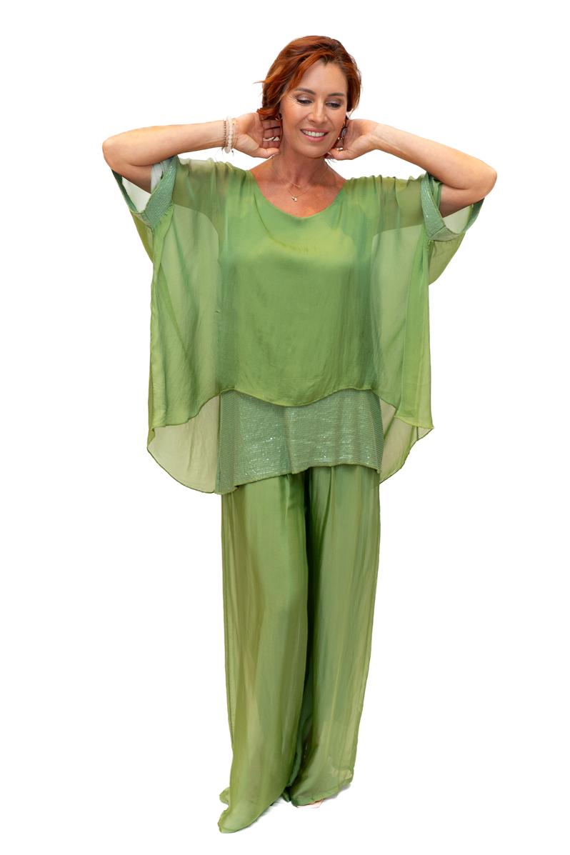Italian Closet Elvera Silk Top 5835