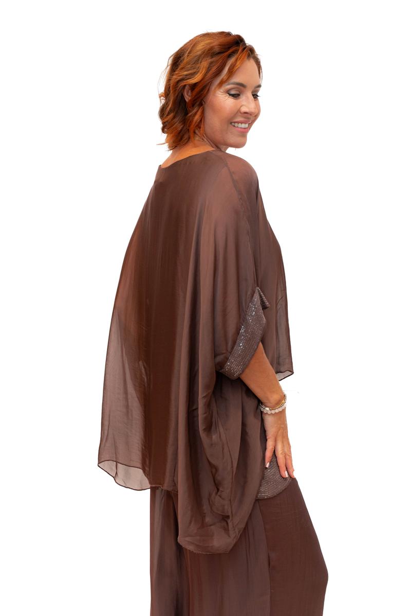 Italian Closet Elvera Silk Top 5835