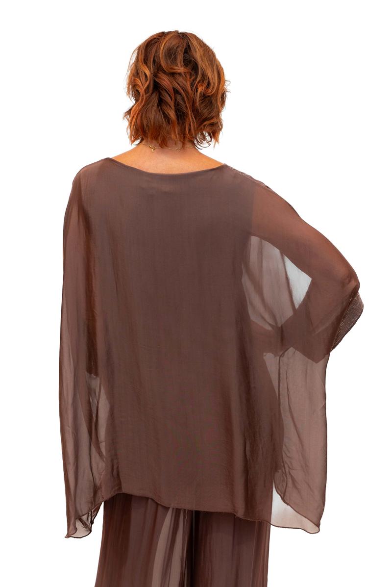 Italian Closet Elvera Silk Top 5835