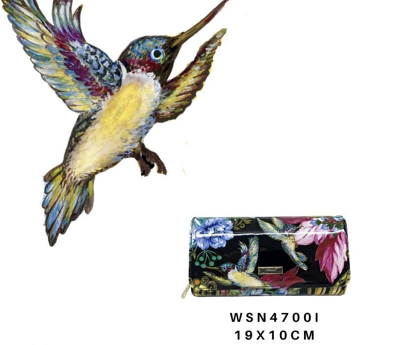 Serenade Aviary large leather wallet WSN4701