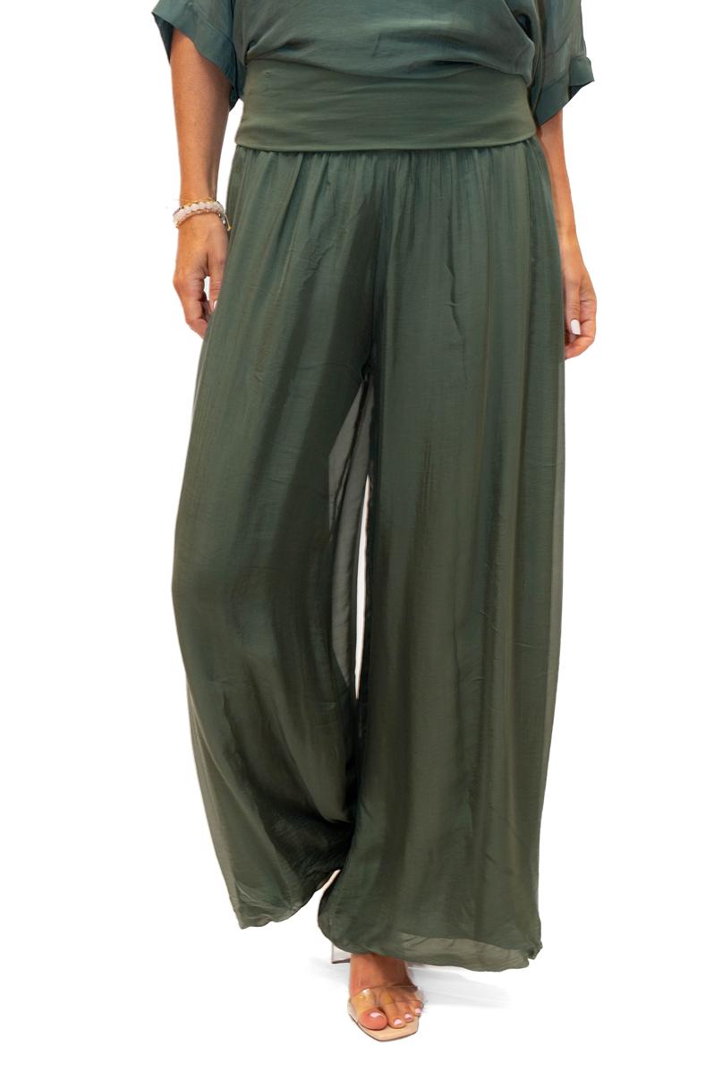Italian Closet Faustina Silk Pant 9992
