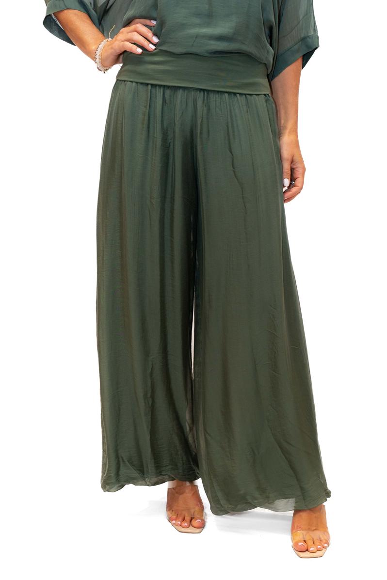Italian Closet Faustina Silk Pant 9992