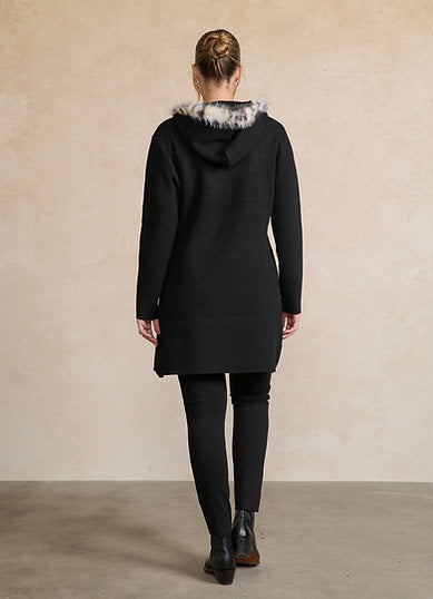 Holmes & Fallon Coat Faux Fur Hood HF2752