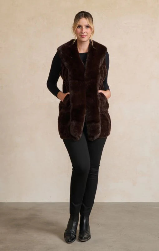Holmes & Fallon Faux Fur Vest HF2771