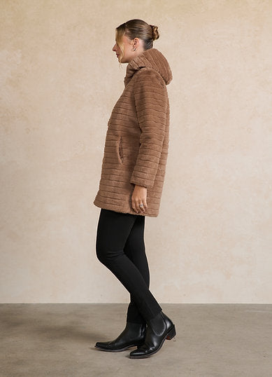 Holmes & Fallon Coat Rever FauxFur/Puffer HF2779