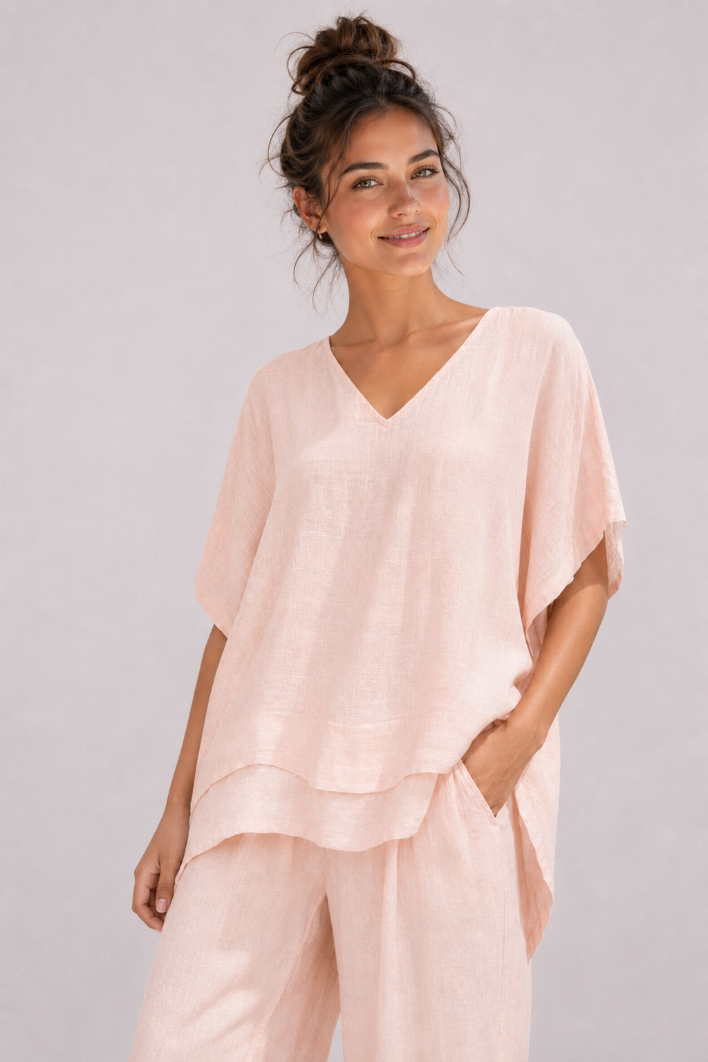 Wednesday Lulu Linen Top 26670