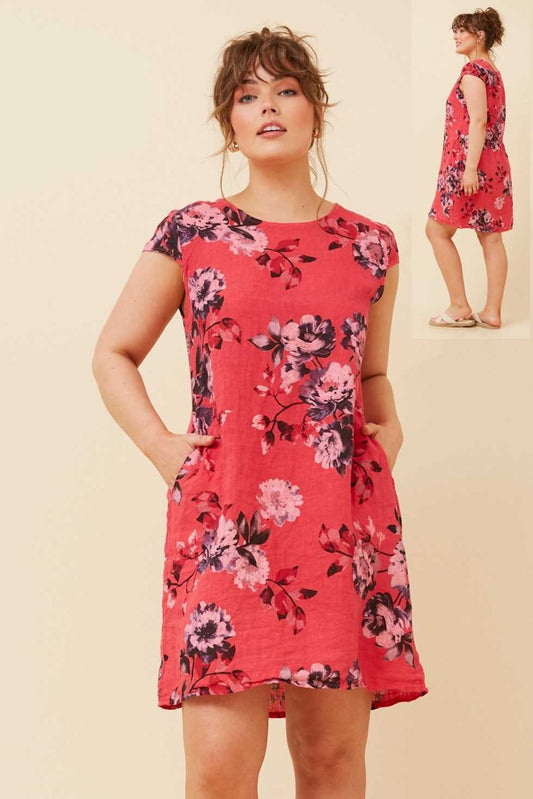 Bottega Moda Linen Dress D521105