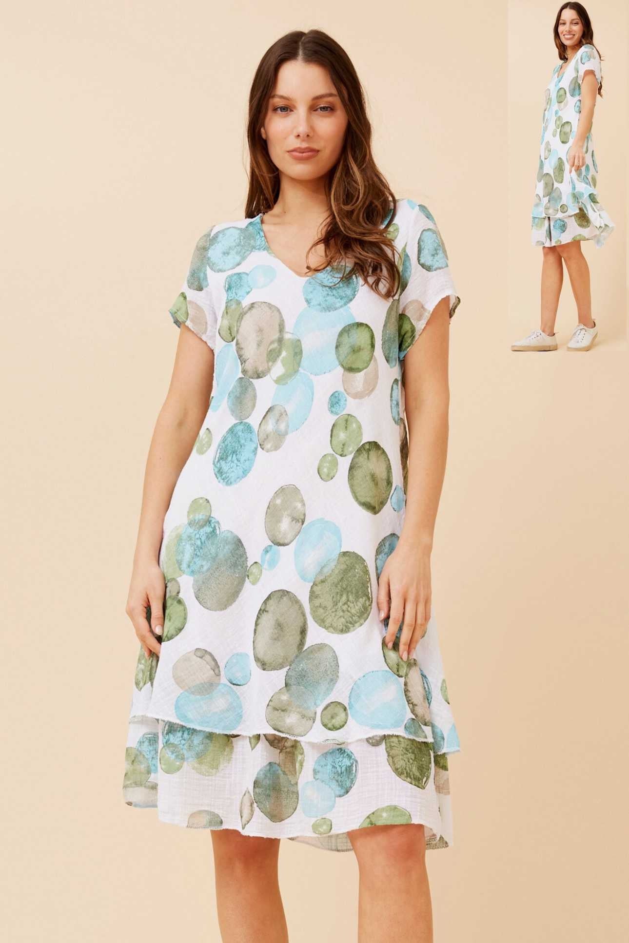 Bottega Moda Cheesecloth Dress D525090
