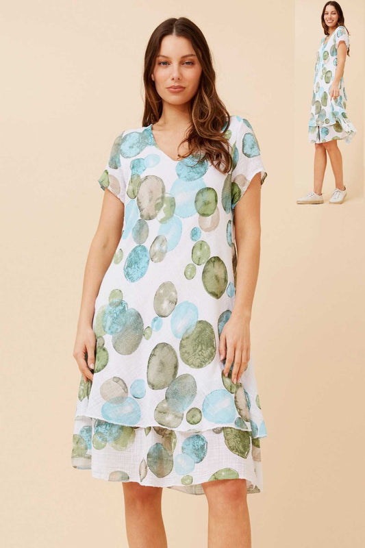 Bottega Moda Cheesecloth Dress D525090