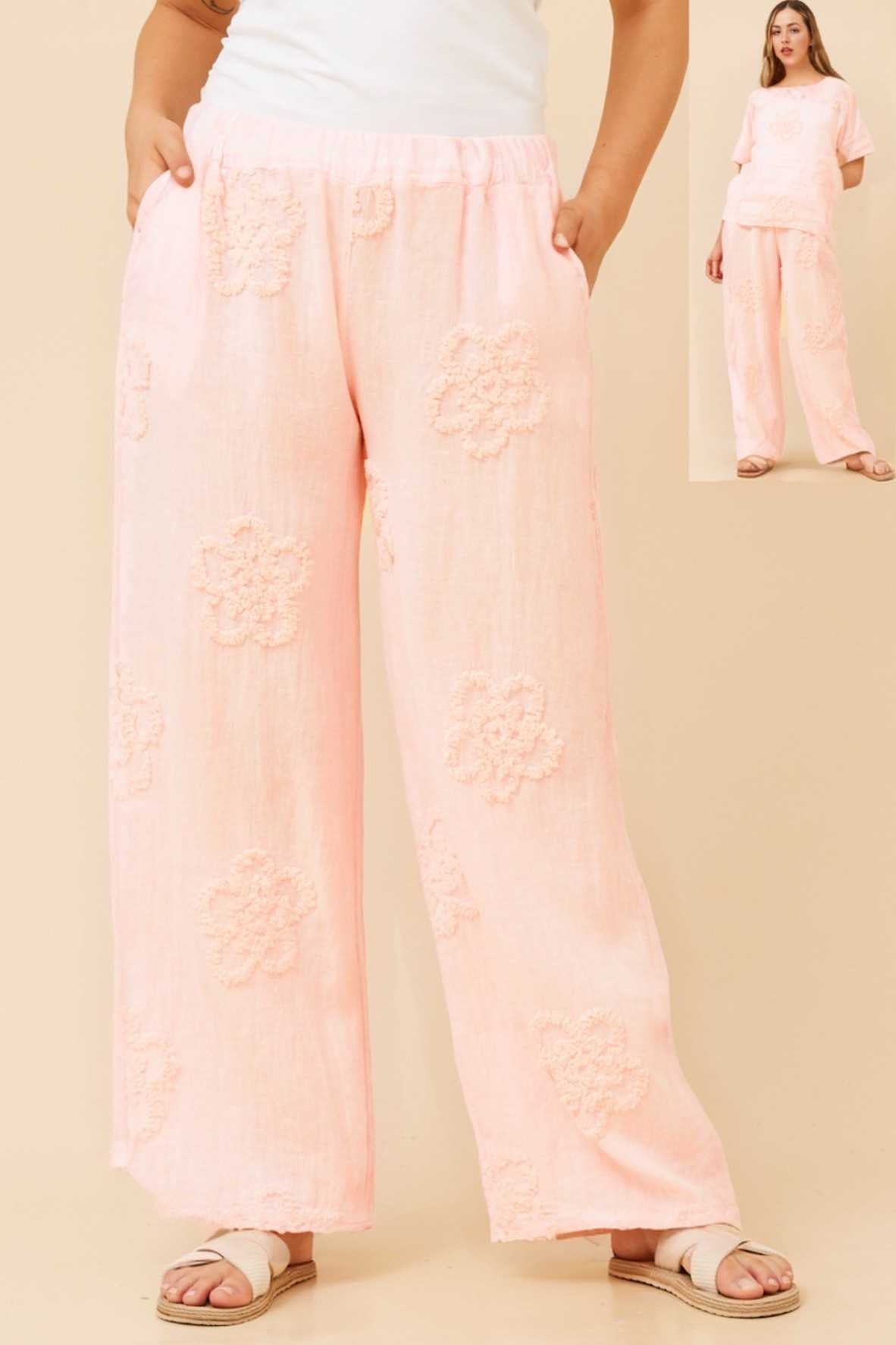 Bottega Moda Embrdr Pants P525229