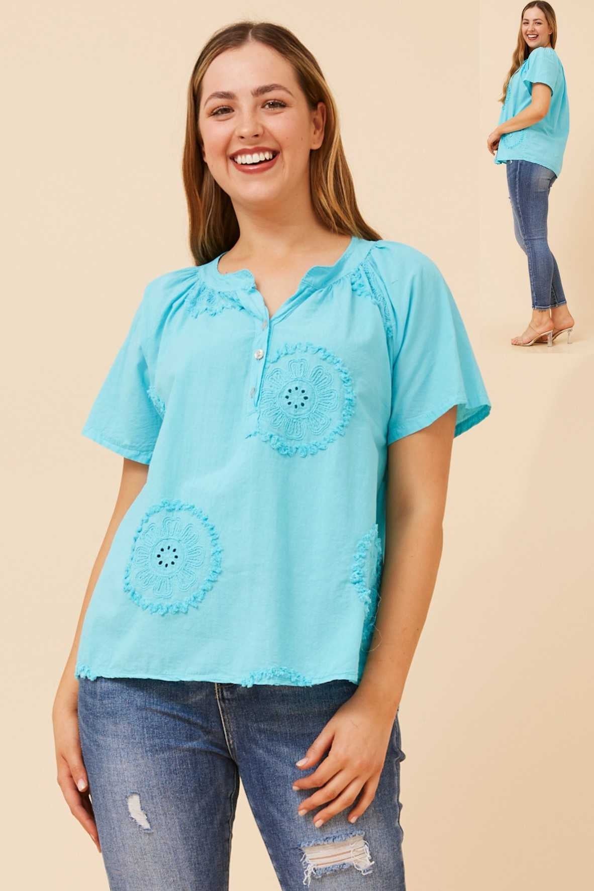 Bottega Moda Embrdr Top T521086