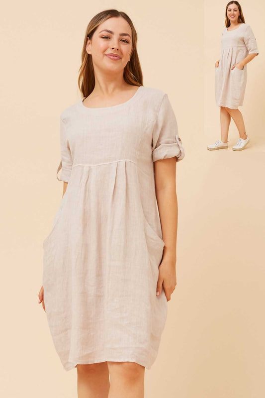 Bottega Moda Linen Dress D523155