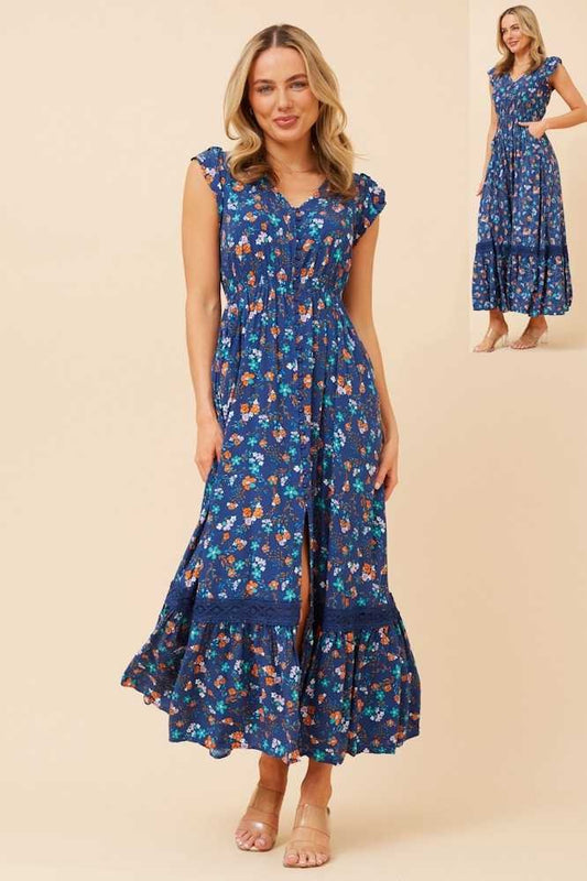 Caroline Morgan Maxi Dress D524266