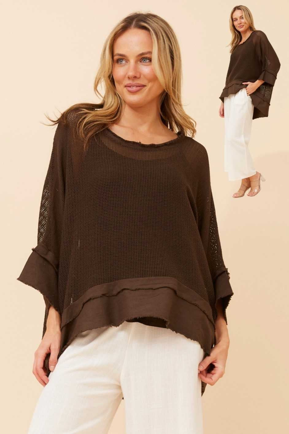 Bottega Moda Mesh Top T522434