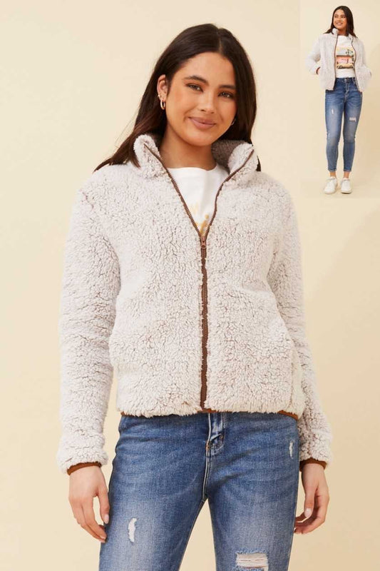 Caroline Morgan Fluffy Jacket J519247
