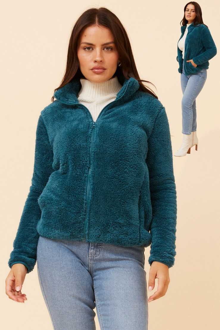 Caroline Morgan Fluffy Jacket J508971