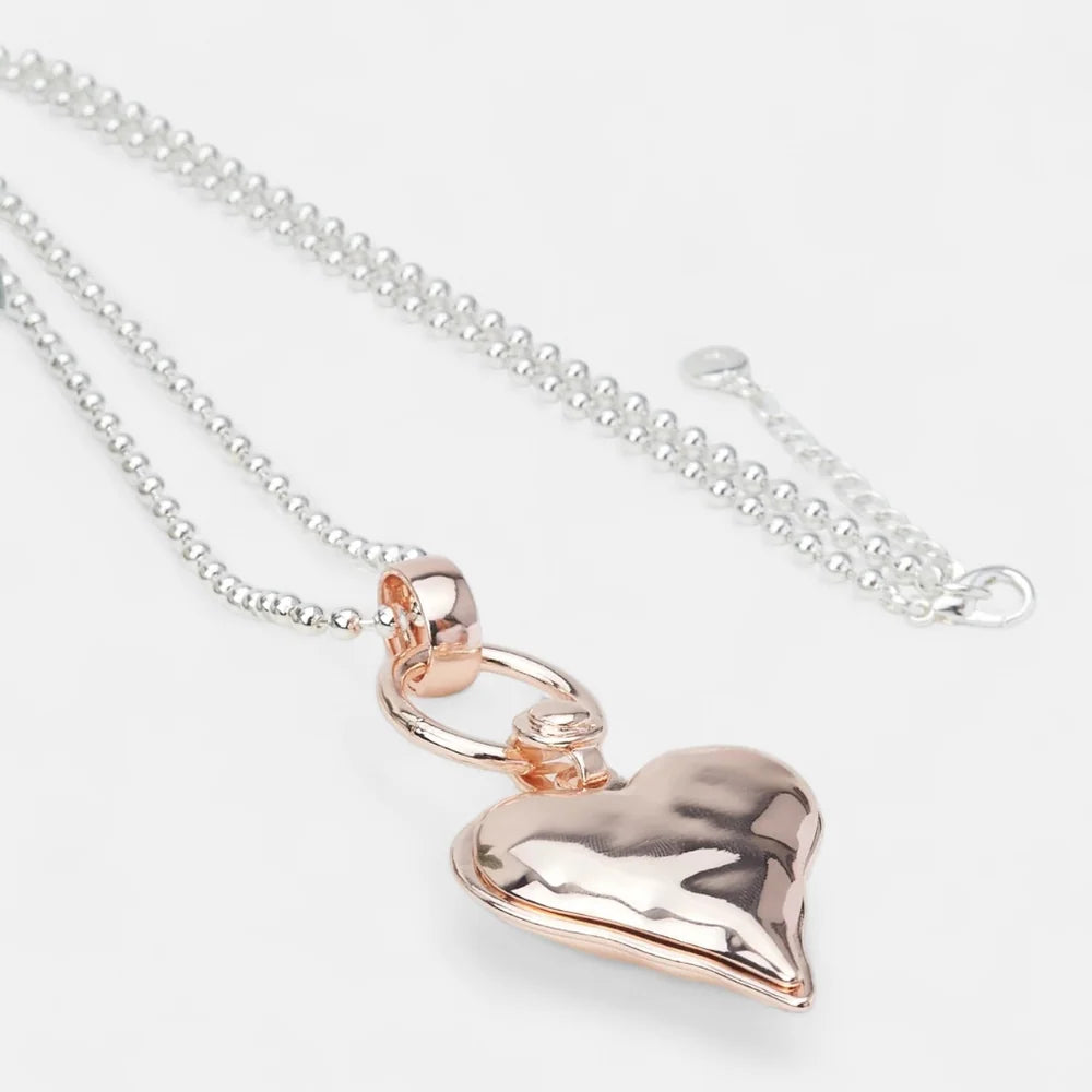 Lilly Co Ball with Heart Necklace EC100N