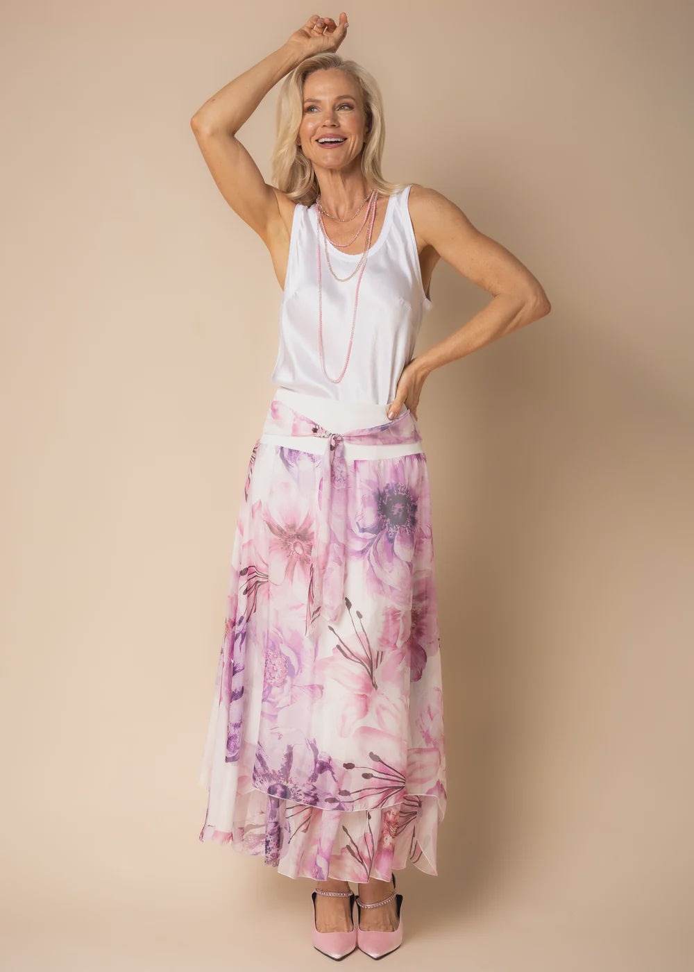 Imagine Sillma Silk Skirt 10IM32401