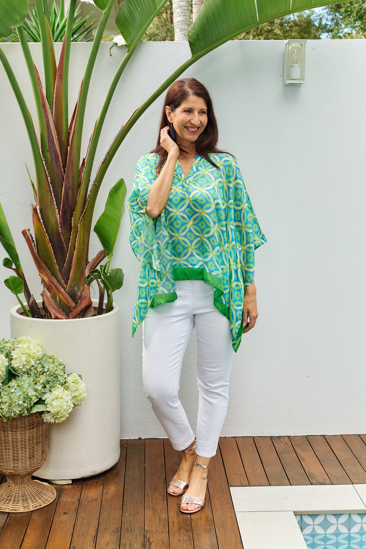 Ivy Pearl Capri Blouse