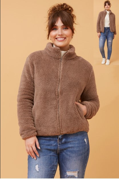 Caroline Morgan Fluffy Jacket J508971