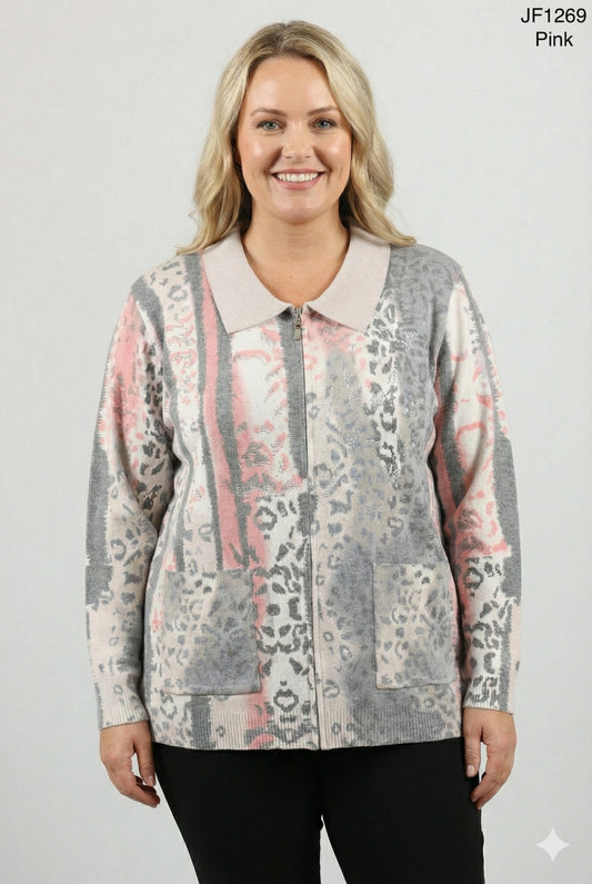 Whispers Zip Cardigan JF1269