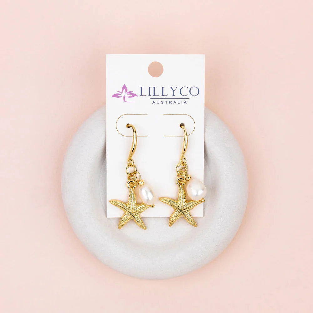 Lilly Co Starfish Earring L1944E