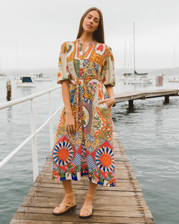 Label Of Love Amalfi Mosaic Dress LOLE70748