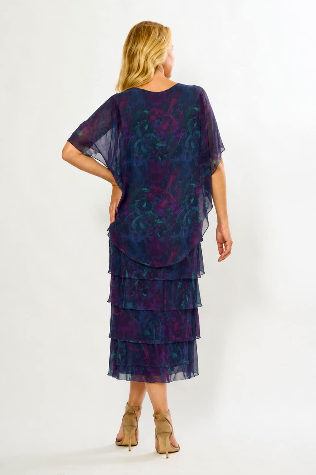 La Strada Frayed Edge Silk Dress LSD21-703