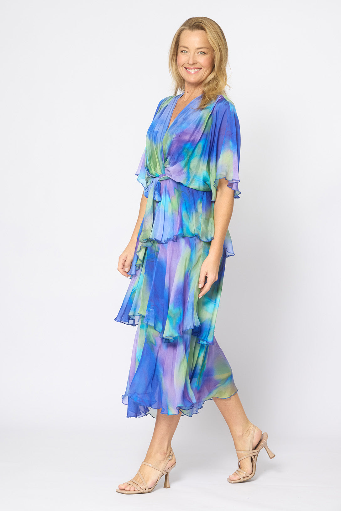 La Strada Layered Silk Dress LSD21-901