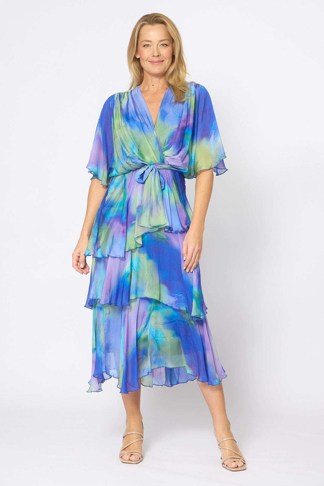 La Strada Layered Silk Dress LSD21-901