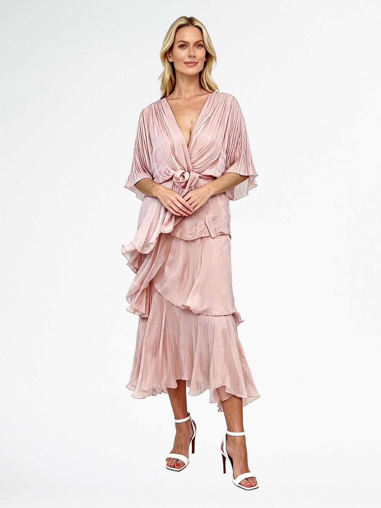 La Strada Layered Silk Dress LSD21-901