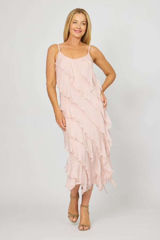 La Strada Ruffled Bias Dress LSD25-100