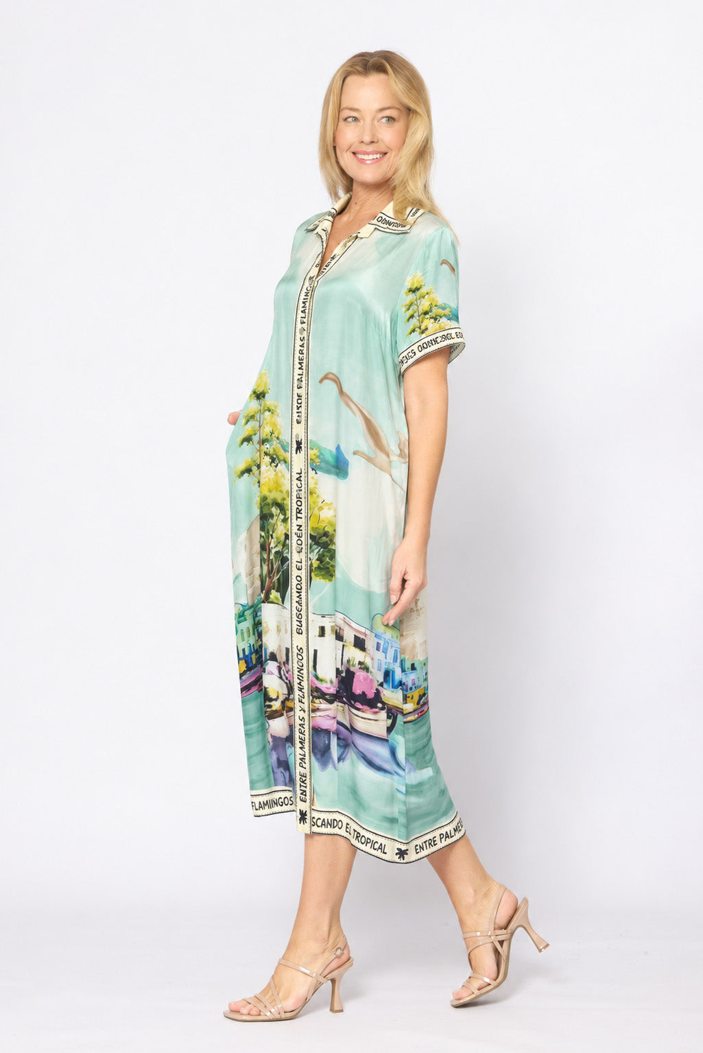 La Strada Letter Trim Dress LSD26-555
