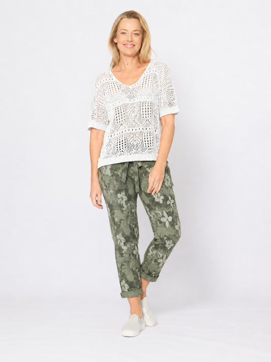 La Strada Crochet Top LSNT26-466