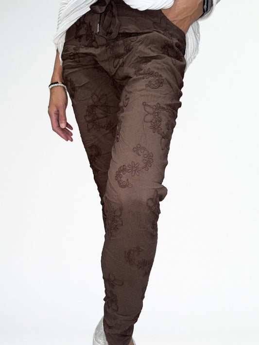 La Strada Embroidery Pants LSP25-497