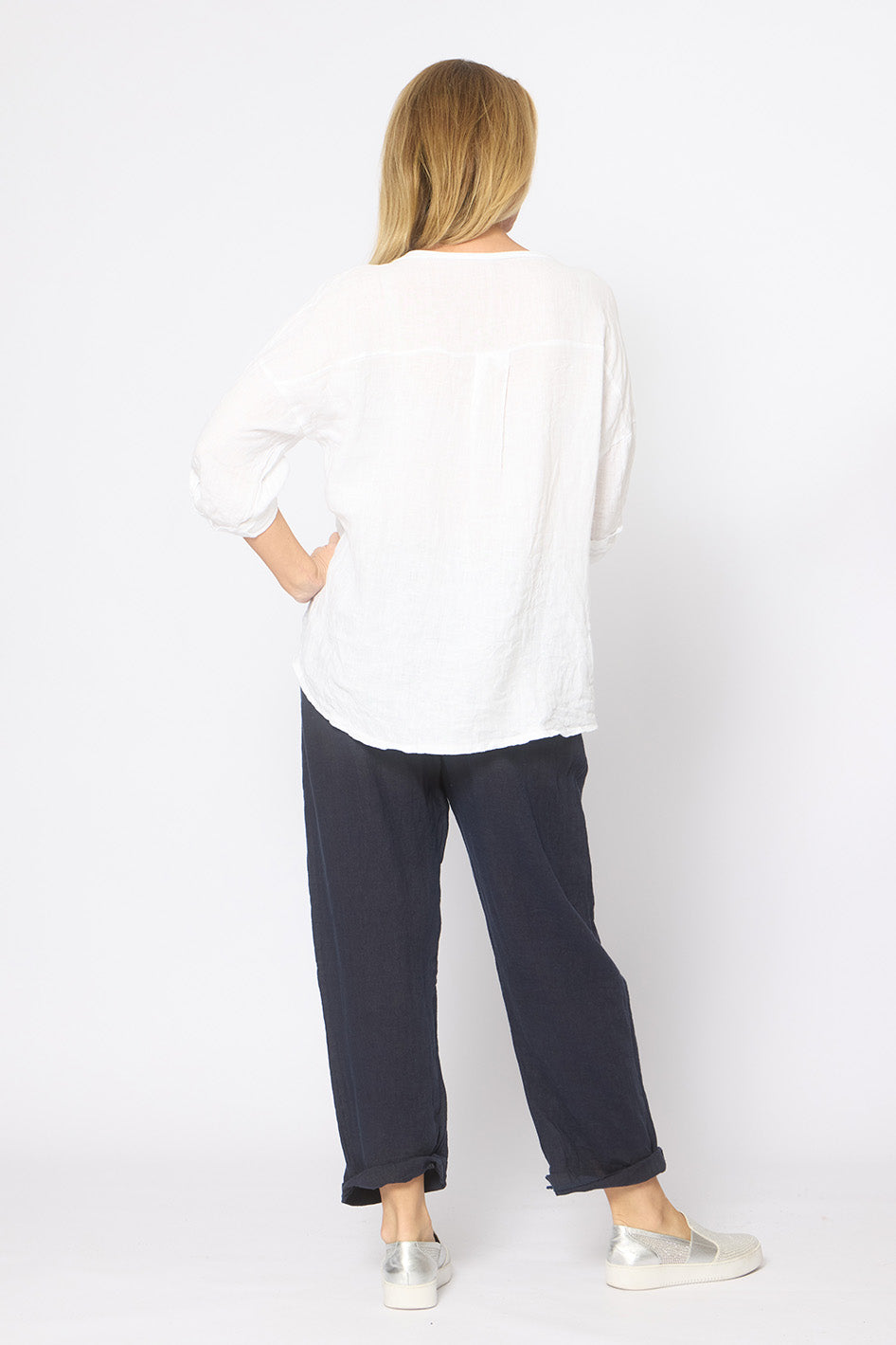La Strada Linen Top LST26-349