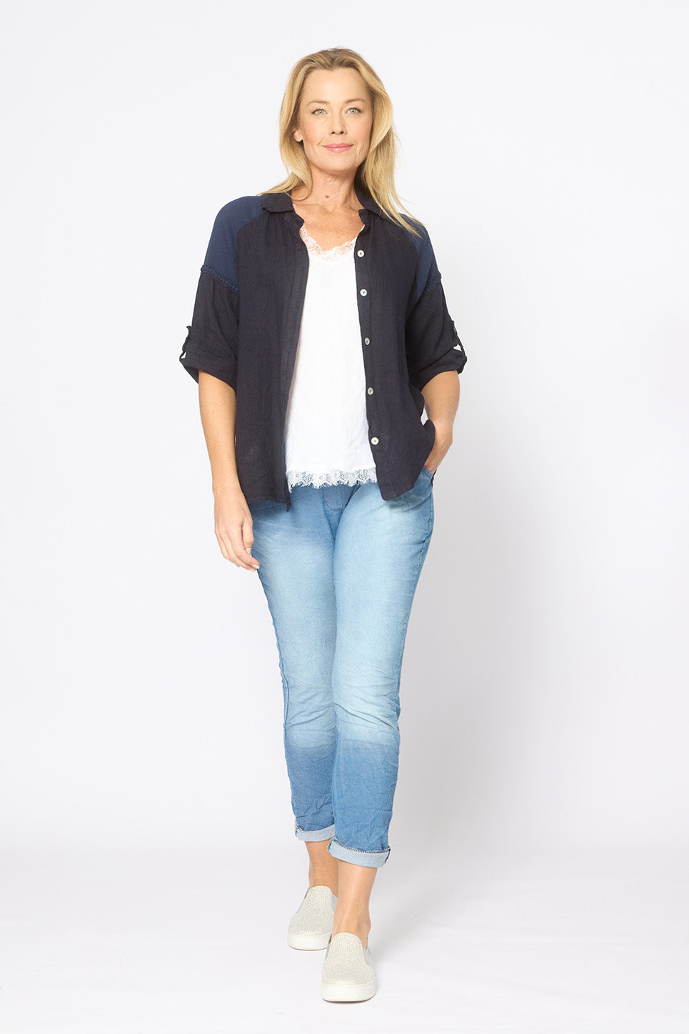 La Strada Linen Shirt LSS26-315