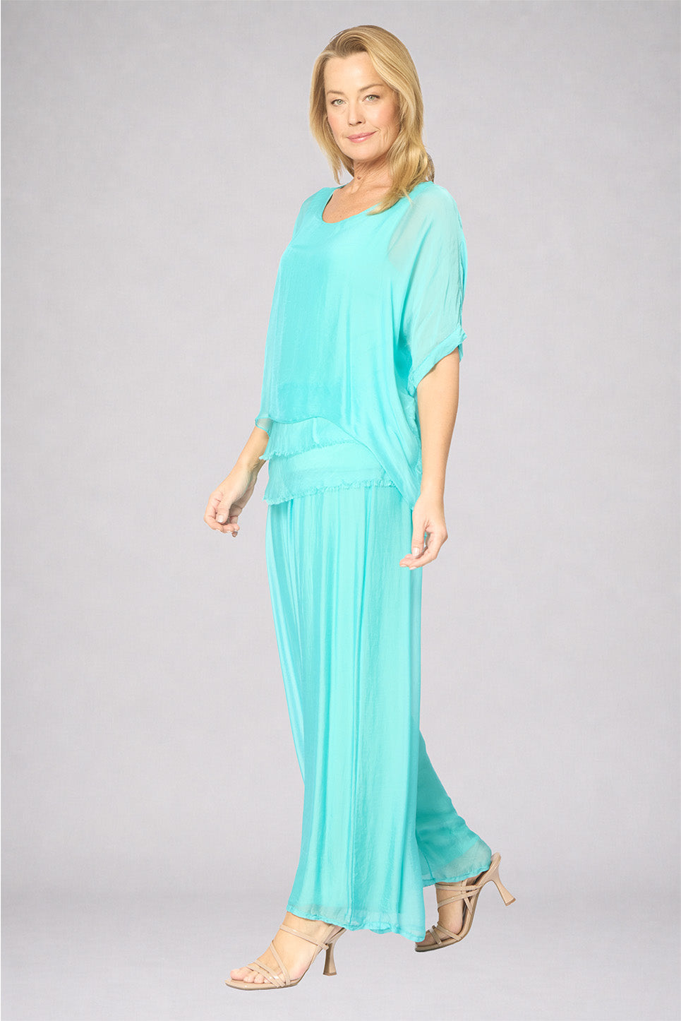 La Strada Silk Blended Pants LSP21-255A