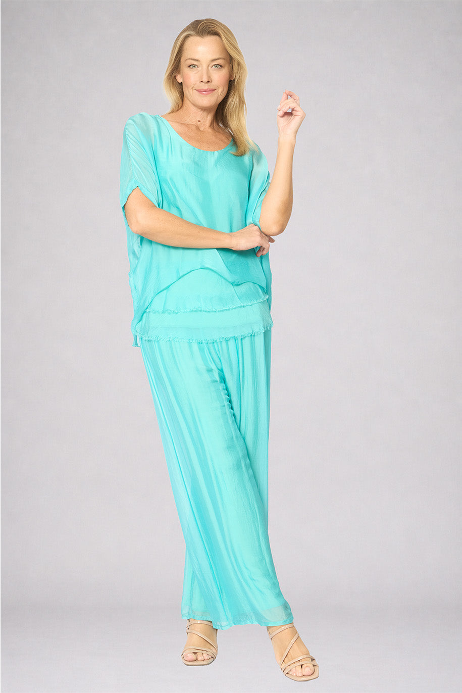 La Strada Silk Blended Pants LSP21-255A