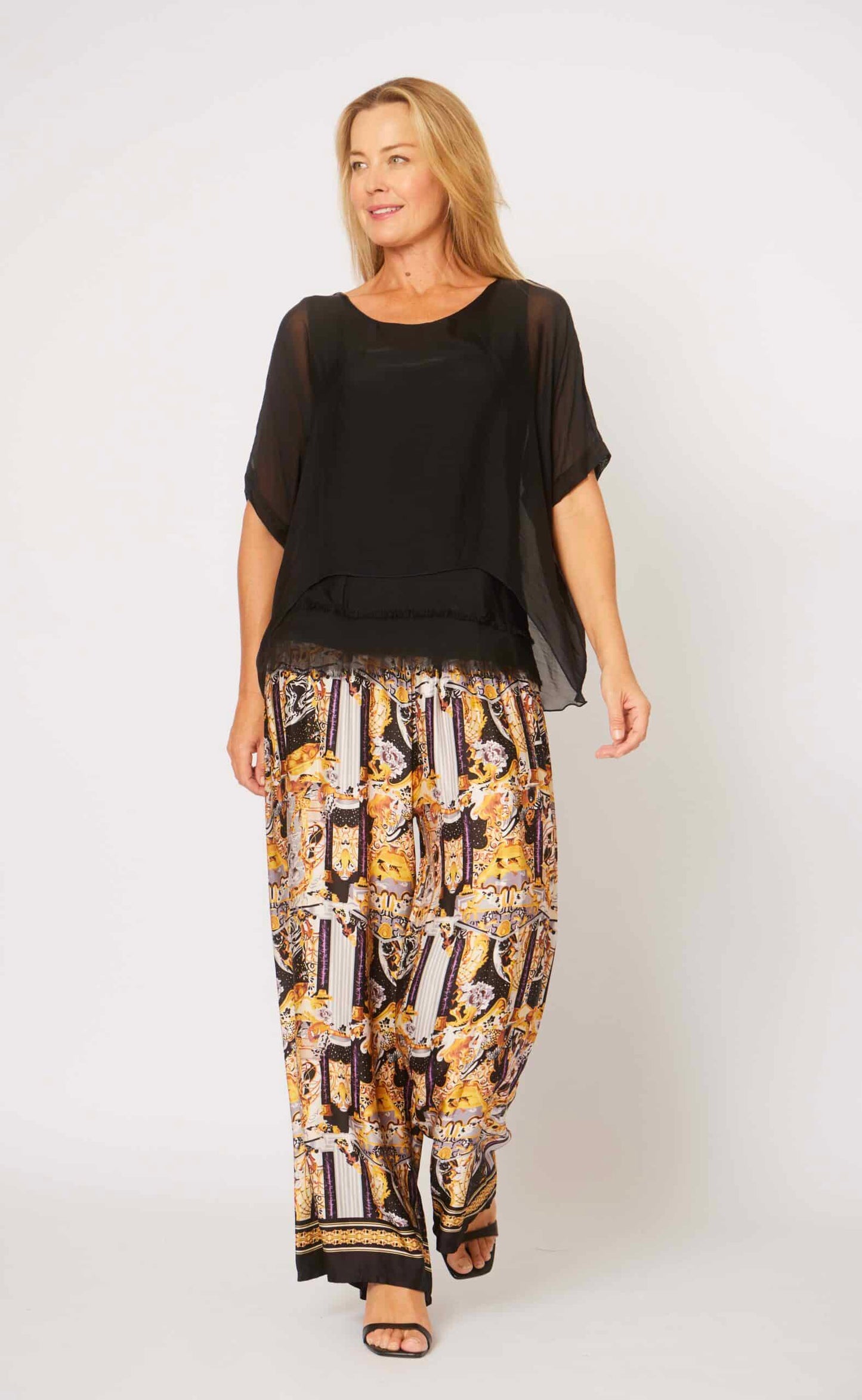 La Strada Silk Blended 3 Layer Top LST21-251